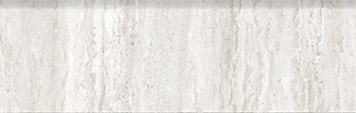 3 X 10 In Precept Ivory Glossy Glazed Ceramic Bullnose