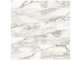 3 X 12 In Artisan Raffino Calacatta Matte Pressed Glazed Ceramic