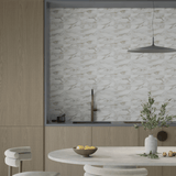 3 X 12 In Artisan Raffino Calacatta Matte Pressed Glazed Ceramic