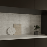 3 X 12 In Artisan Raffino Onyx Matte Pressed Glazed Ceramic