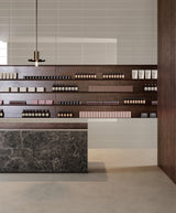 3 x 12 in Element Mist Glossy Glass Tile