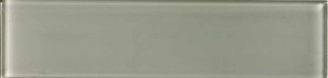 3 x 12 in Element Smoke Glossy Glass Tile
