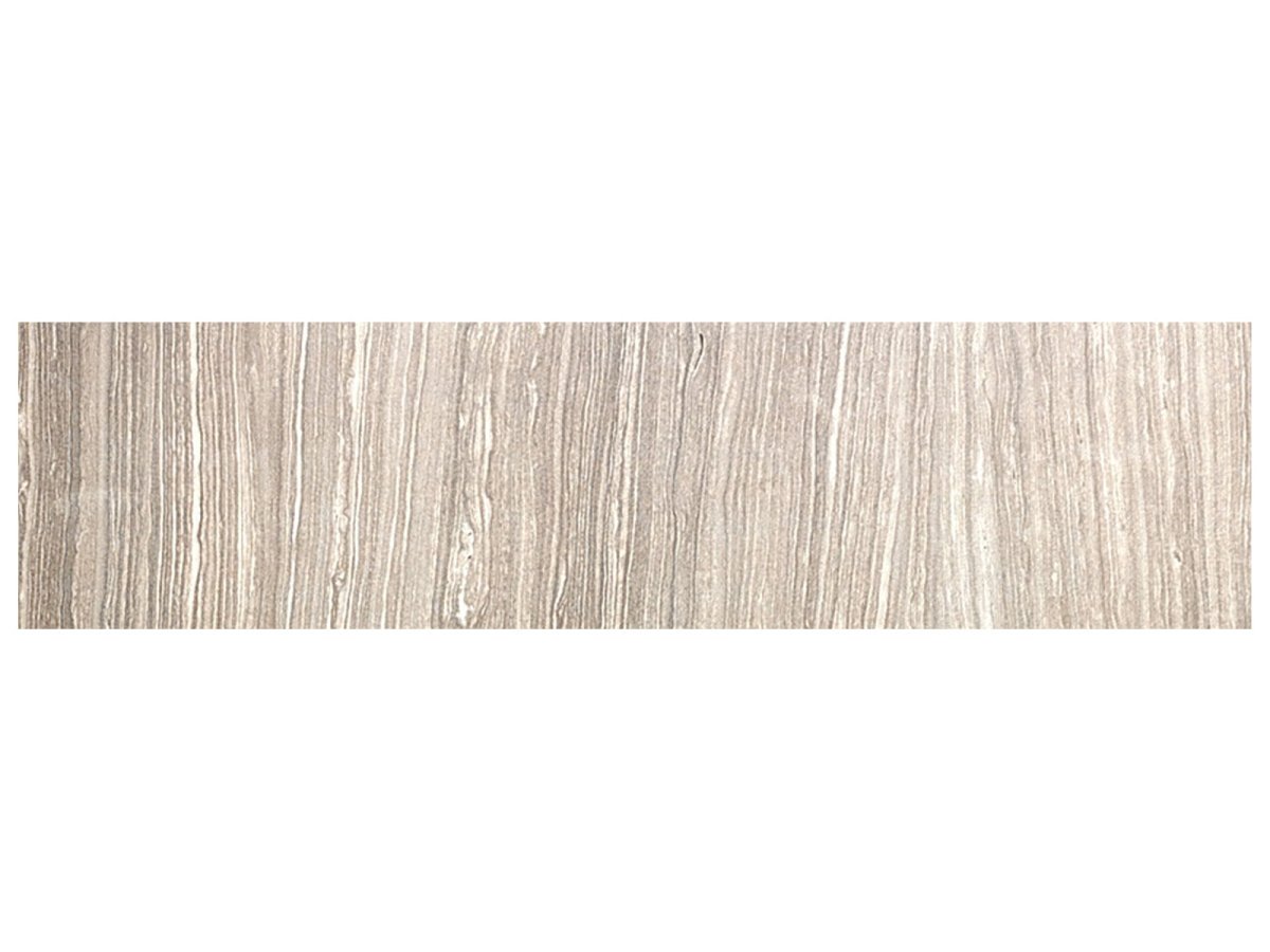 3 X 12 In Eramosa Clay Polished Glazed Porcelain Bullnose