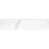 3 x 12 in La Marca Statuario Honed Glazed Porcelain Bullnose