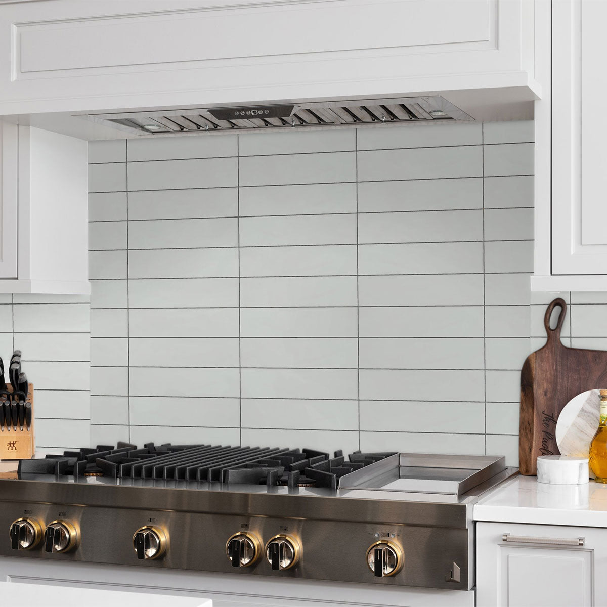 3 x 12 in. Marlow Cloud Matte Pressed Glazed Ceramic Wall Tile