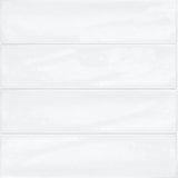 3 x 12 in. Marlow Pressed Glazed Cloud Glossy Ceramic Wall Tile