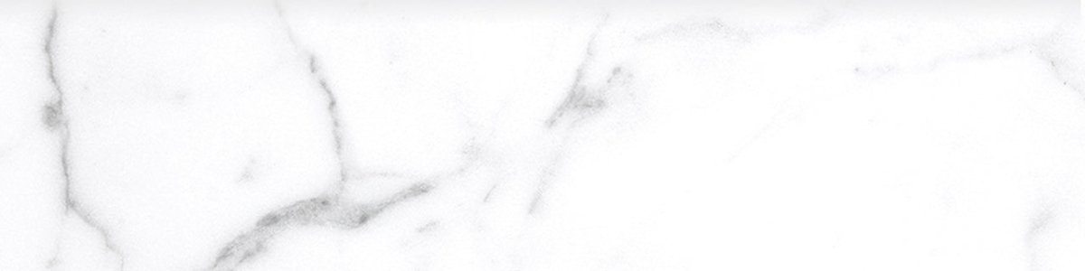 3 X 12 In Mayfair Statuario Polished Glazed Porcelain Bullnose
