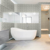 3 x 12 in Teramoda Bamboo Glossy Pressed Glazed Ceramic Tile
