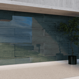 3 x 12 in Teramoda Emerald Glossy Pressed Glazed Ceramic Tile