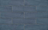 3 x 12 in. Teramoda Ink Glossy Pressed Glazed Ceramic Tile