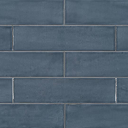 3 x 12 in. Teramoda Ink Glossy Pressed Glazed Ceramic Tile