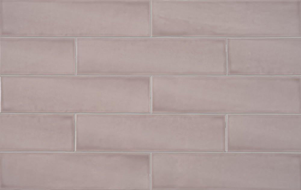 3 x 12 in. Teramoda Petal Pink Glossy Pressed Glazed Ceramic Tile