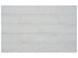 3 x 12 in Teramoda Silver Glossy Pressed Glazed Ceramic Tile