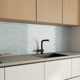 3 x 12 in Teramoda Sky Glossy Pressed Glazed Ceramic Tile