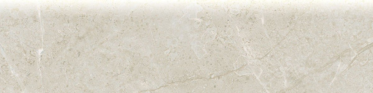 3 X 12 In Torino Avorio Matte Glazed Porcelain Bullnose