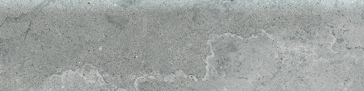 3 X 12 In Veneta Argento Matte Glazed Porcelain Bullnose