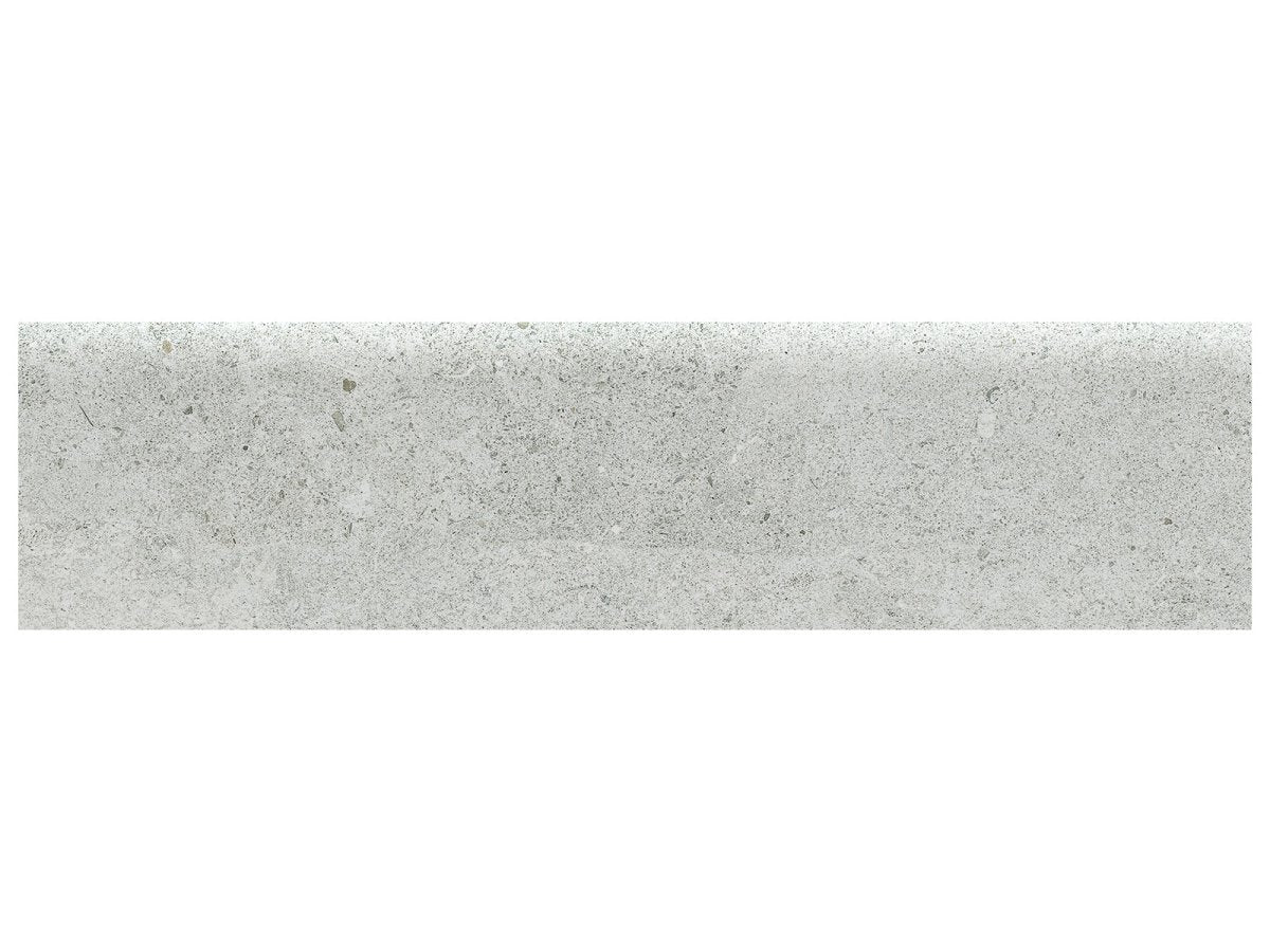 3 X 12 In Veneta Grigio Matte Glazed Porcelain Bullnose