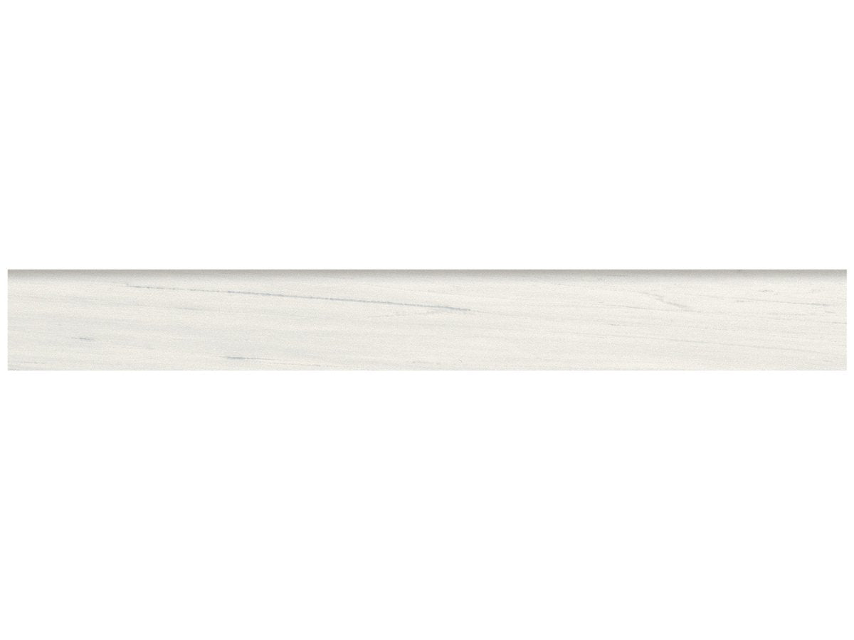 3 x 24 in Mayfair Suave Bianco Matte Glazed Porcelain Bullnose