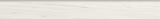 3 x 24 in. Mayfair Suave Bianco Polished Glazed Porcelain Bullnose