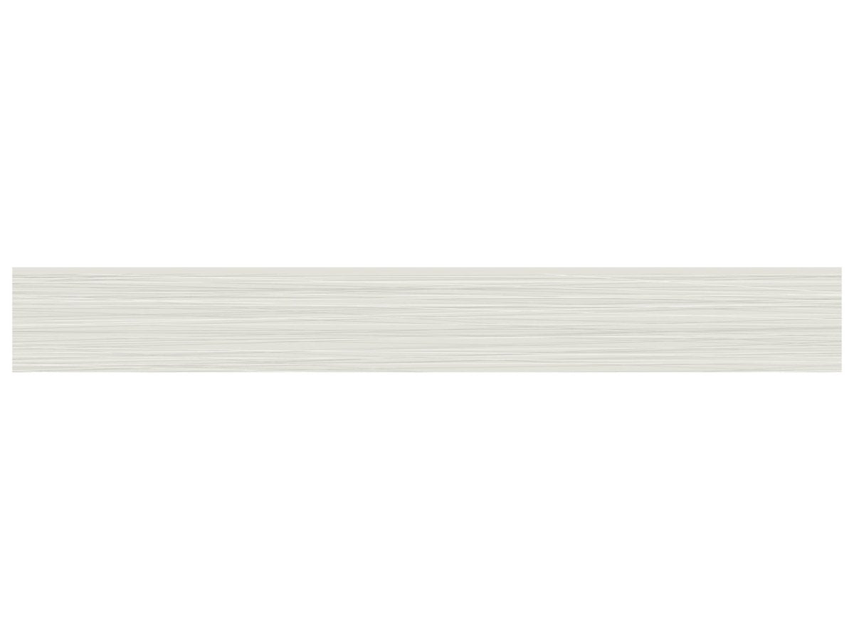 3 X 24 In Zera Annex Bianco Matte Color Body Porcelain Bullnose