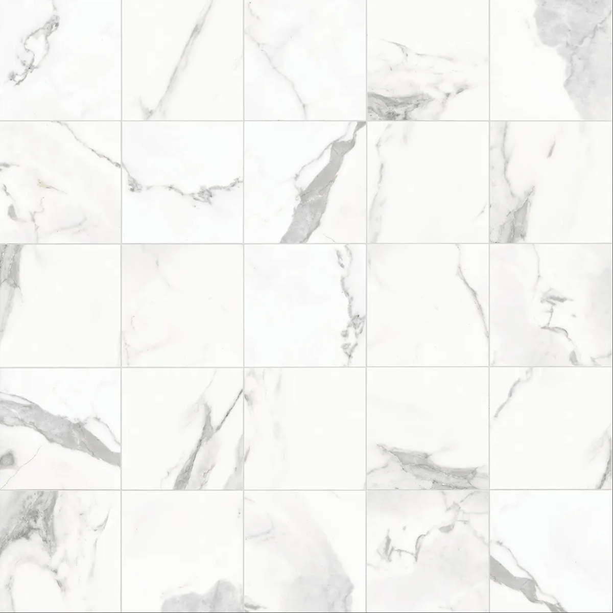 3 X 6 In Classic Calacatta Matte Pressed Glazed Ceramic