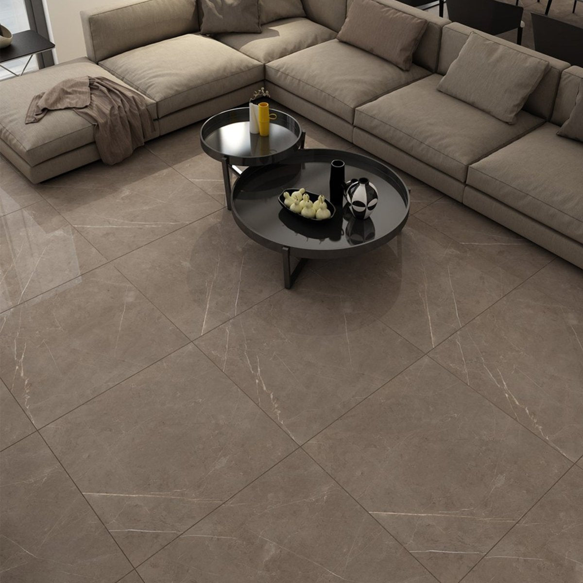 3 X 6 In Classic Pulpis Moca Matte Pressed Glazed Ceramic