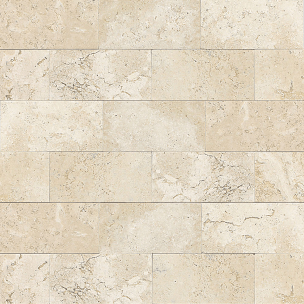 3 X 6 In Ivory Filled & Honed Travertine