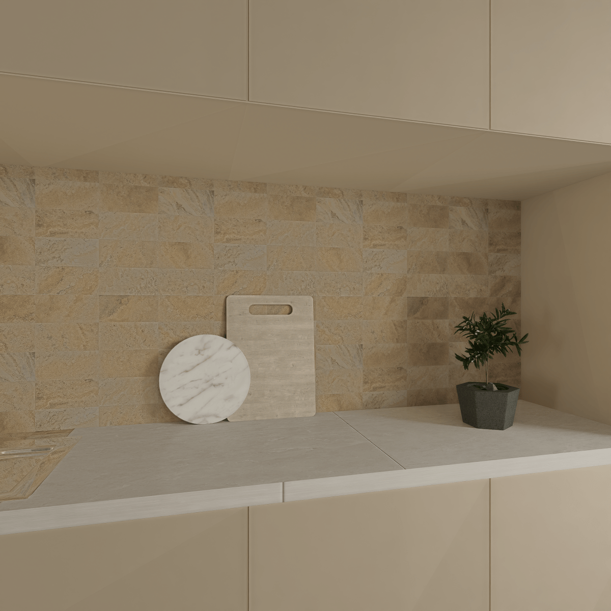 3 X 6 In Picasso Filled & Honed Travertine