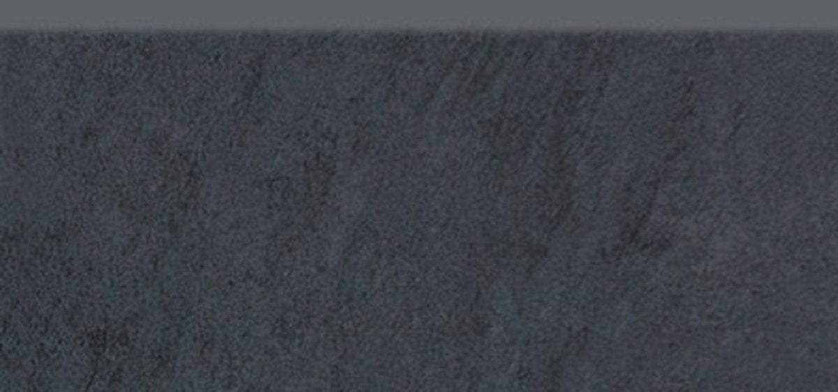 3 X 8 In Cinq Black Matte Glazed Ceramic Bullnose