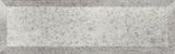 3 X 9 In Beveled Antique Silver Obsidian Glass Tile