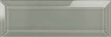 3 X 9 In Beveled Element Smoke Dark Colors Glass Tile