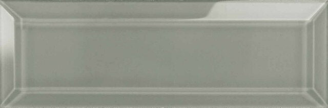 3 X 9 In Beveled Element Smoke Dark Colors Glass Tile