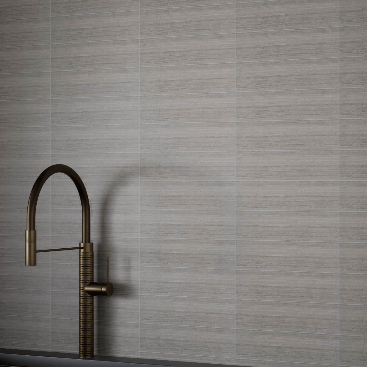 3 X 9 In Strada Mist Polished Limestone