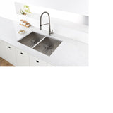30-inch Undermount 50/50 Double Bowl Zero Radius 16 Gauge Stainless Steel Kitchen Sink