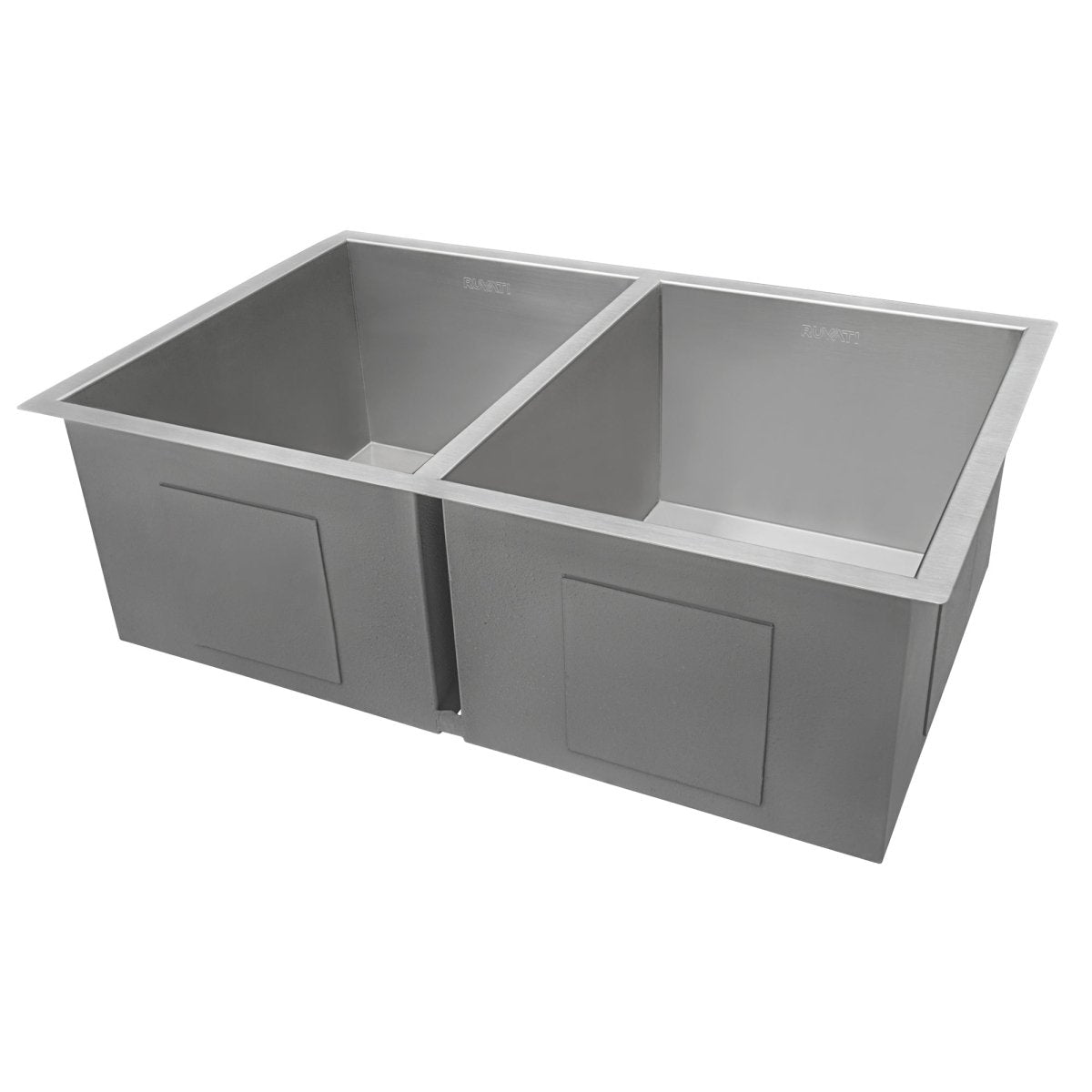 30-inch Undermount 50/50 Double Bowl Zero Radius 16 Gauge Stainless Steel Kitchen Sink