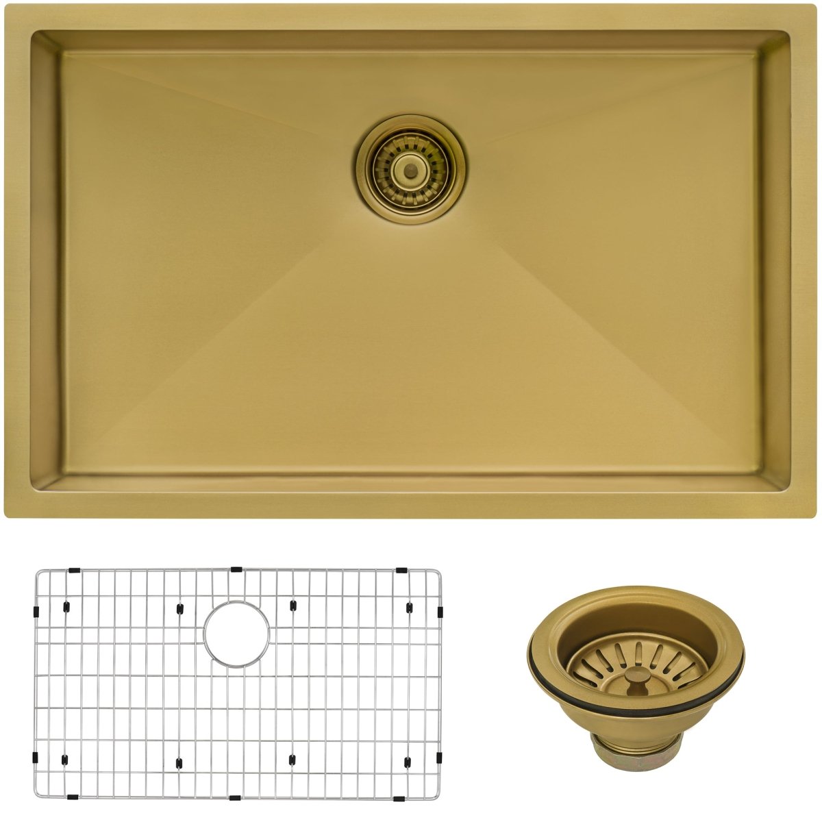 30-inch Undermount Stainless Steel Kitchen Sink 16 Gauge Single Bowl