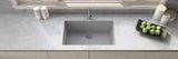 30 x 18 inch Granite Composite Undermount Single Bowl Kitchen Sink