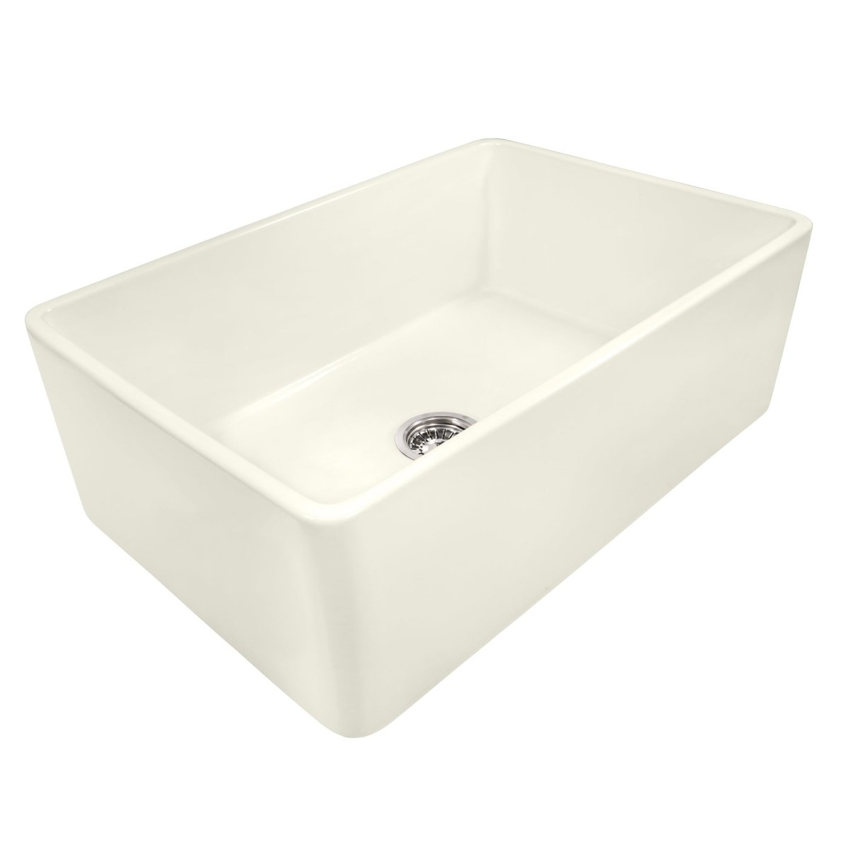 30 x 20 inch Fireclay Reversible Farmhouse Apron-Front Kitchen Sink Single Bowl