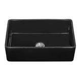 30 x 20 inch Fireclay Reversible Farmhouse Apron-Front Kitchen Sink Single Bowl