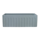 30 x 20 inch Fireclay Reversible Farmhouse Apron-Front Kitchen Sink Single Bowl