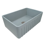 30 x 20 inch Fireclay Reversible Farmhouse Apron-Front Kitchen Sink Single Bowl