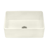 30 x 20 inch Fireclay Reversible Farmhouse Apron-Front Kitchen Sink Single Bowl