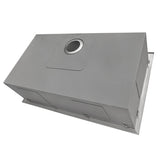 30 x 22 inch Drop-in Tight Radius Topmount 16 Gauge Stainless Steel Kitchen Sink Single Bowl