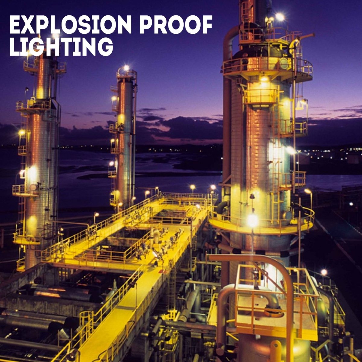 300 Watt LED Explosion Proof Round High Bay Light, B Series, Dimmable, 5000K, 42000LM, AC100-277V, IP66, Ideal for Oil & Gas Refineries, Drilling Rigs, Petrochemical Facilities