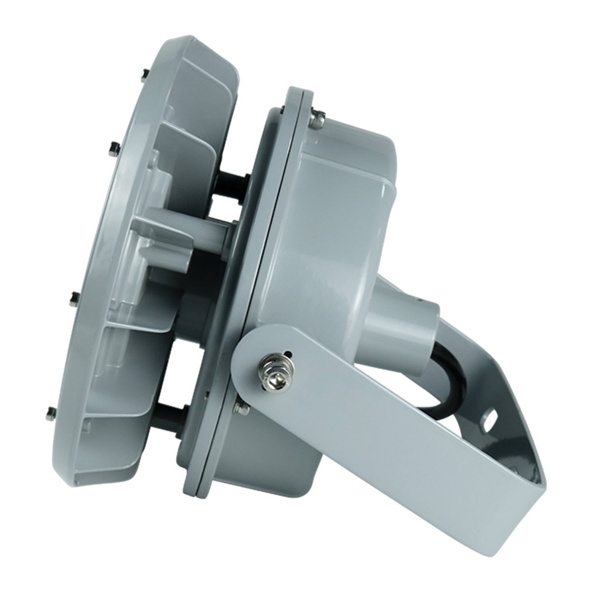 300 Watt LED Explosion Proof Round High Bay Light, B Series, Dimmable, 5000K, 42000LM, AC100-277V, IP66, Ideal for Oil & Gas Refineries, Drilling Rigs, Petrochemical Facilities