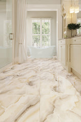 Onyx Smoke Black Full Lappato Porcelain Wall & Floor Tile