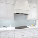 Petal Element Skylight Light Colors Glass Mosaic