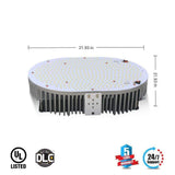 300W LED Shoebox Retrofit Kit Light, 40000lm 5700k UL DLC Approved MEANWELL Driver, Retrofit Lights for Parking Lot