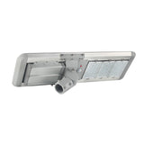 30W Outdoor LED Solar Street Light, 6500K, 3800LM, IP66, 18VDC, Adjustable Mount, Silver, Solar Powered Security Light, For Parking Lot, Yard, Garden, Street, Deck