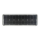 30W Outdoor LED Solar Street Light, 6500K, 3800LM, IP66, 18VDC, Adjustable Mount, Silver, Solar Powered Security Light, For Parking Lot, Yard, Garden, Street, Deck